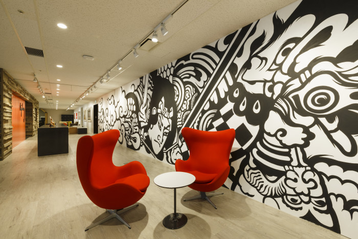 O&M Japan's office - open spaces