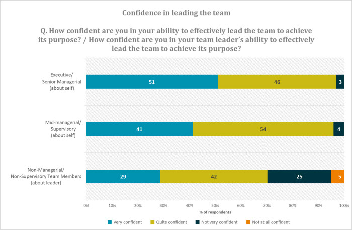 L.E.A.D. survey confidence graph