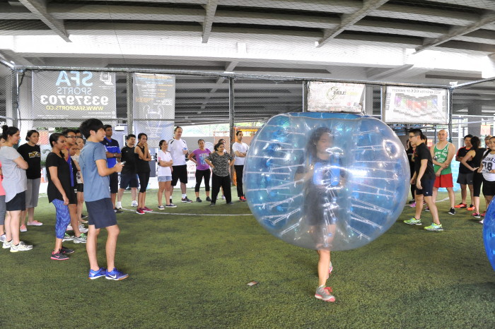 Bubble soccer
