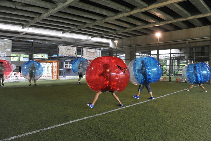Bubble soccer