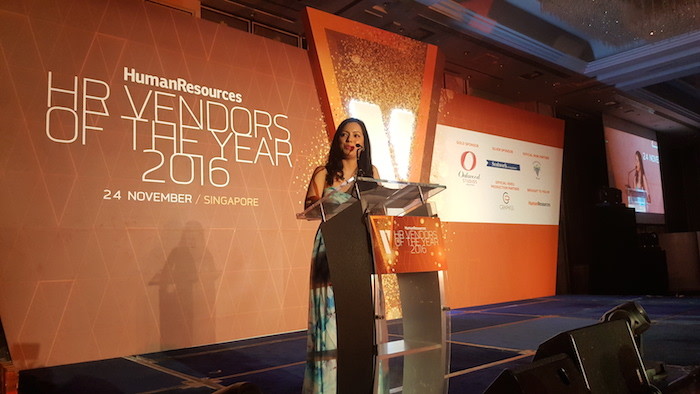 Aditi on stage HRSG VOTY 2016