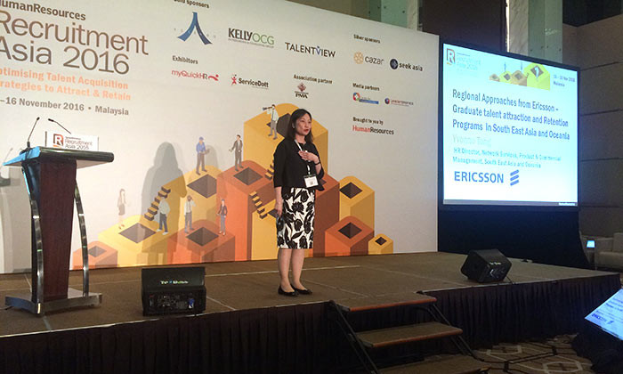 Yvonne Teng, HR director, Ericsson at Recruitment Asia 2016, Malaysia
