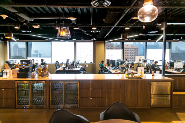 Parallel view of the HomeAway office