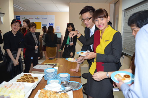 Associates’ festive celebration during the quarterly town hall.