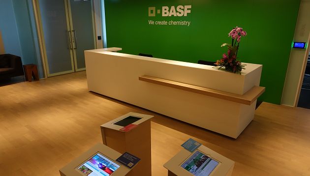 BASF regional office Hong Kong, reception