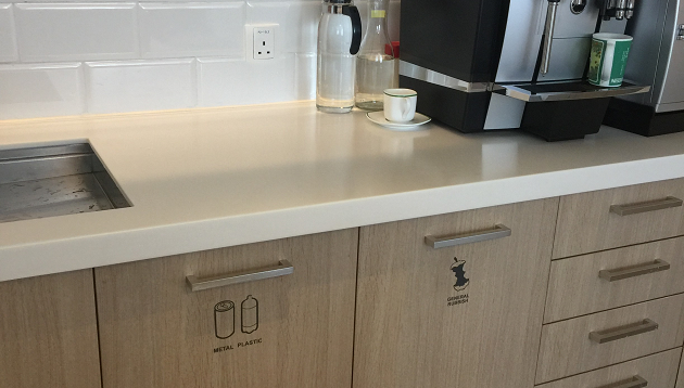 BASF regional office Hong Kong, recycling