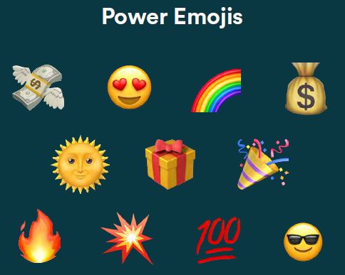 power emojis